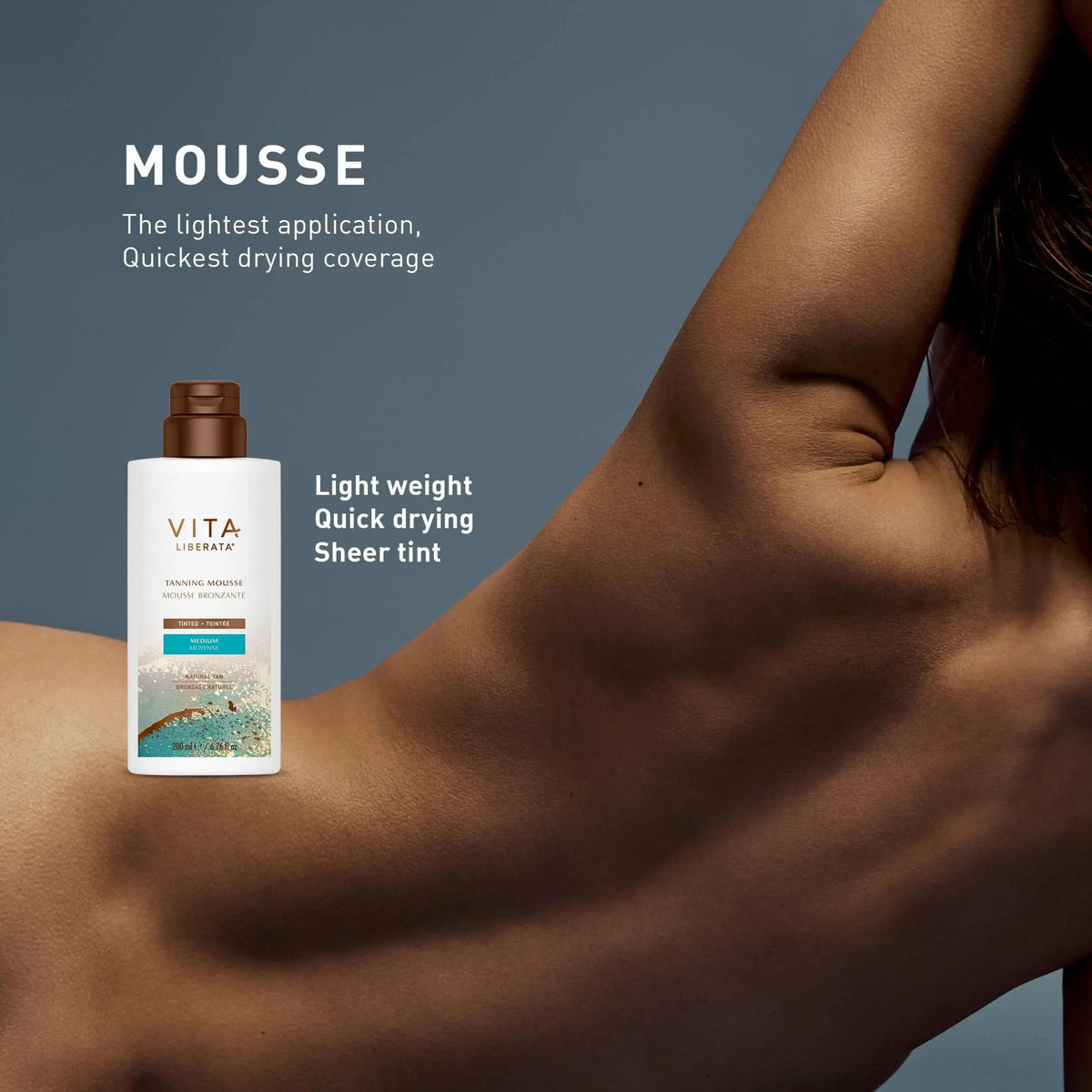 TINTED TANNING MOUSSE MEDIUM Vita Liberata