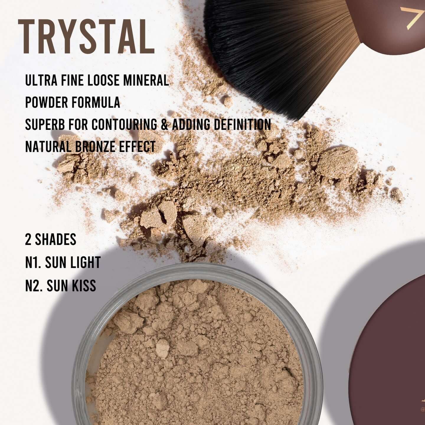 THE TRYSTAL, LOSE BRONZING MINERALS Nr. 2 SUN KISS