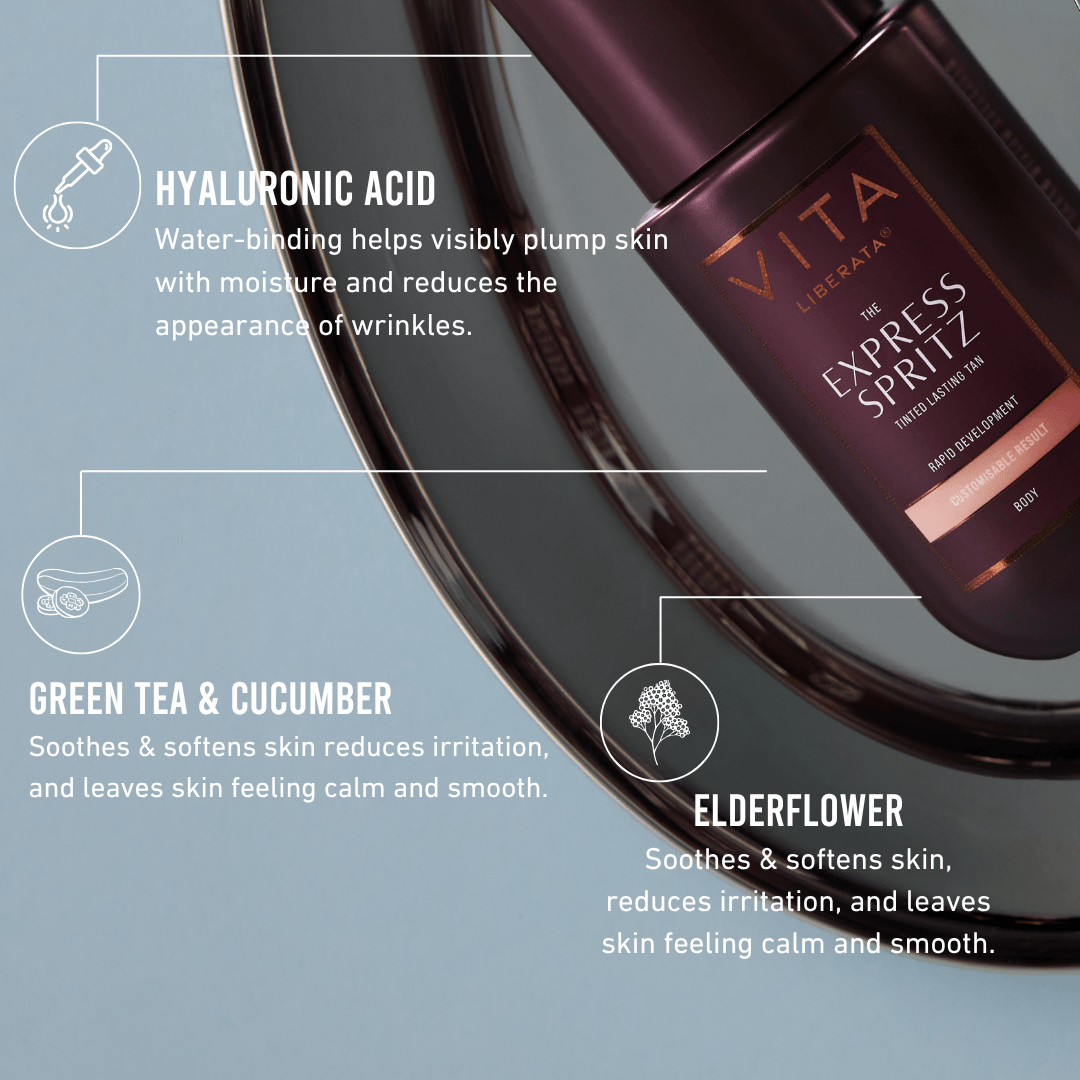 EXPRESS SPRITZ GETÖNTES LAST TAN + GRATIS HANDSCHUH